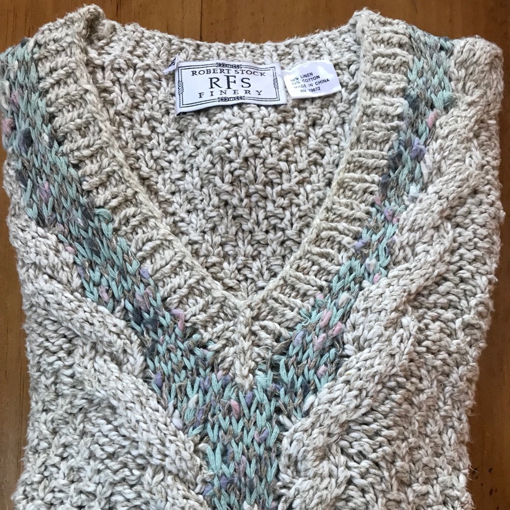Robert Stock Finery Sweater Vest | M